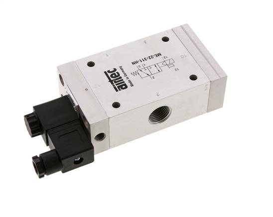 electrovanne 3/2 G1/2'' (G1/8'') Pilote externe 115V AC 0-10bar/0-140psi Airtec