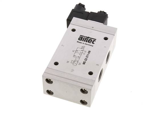 electrovanne 3/2 G1/2'' (G1/8'') Pilote externe 115V AC 0-10bar/0-140psi Airtec