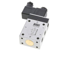 electrovanne 3/2 G1/4'' (G1/8'') Pilote externe 12V DC -0.95-10bar/-13.2-140psi Airtec