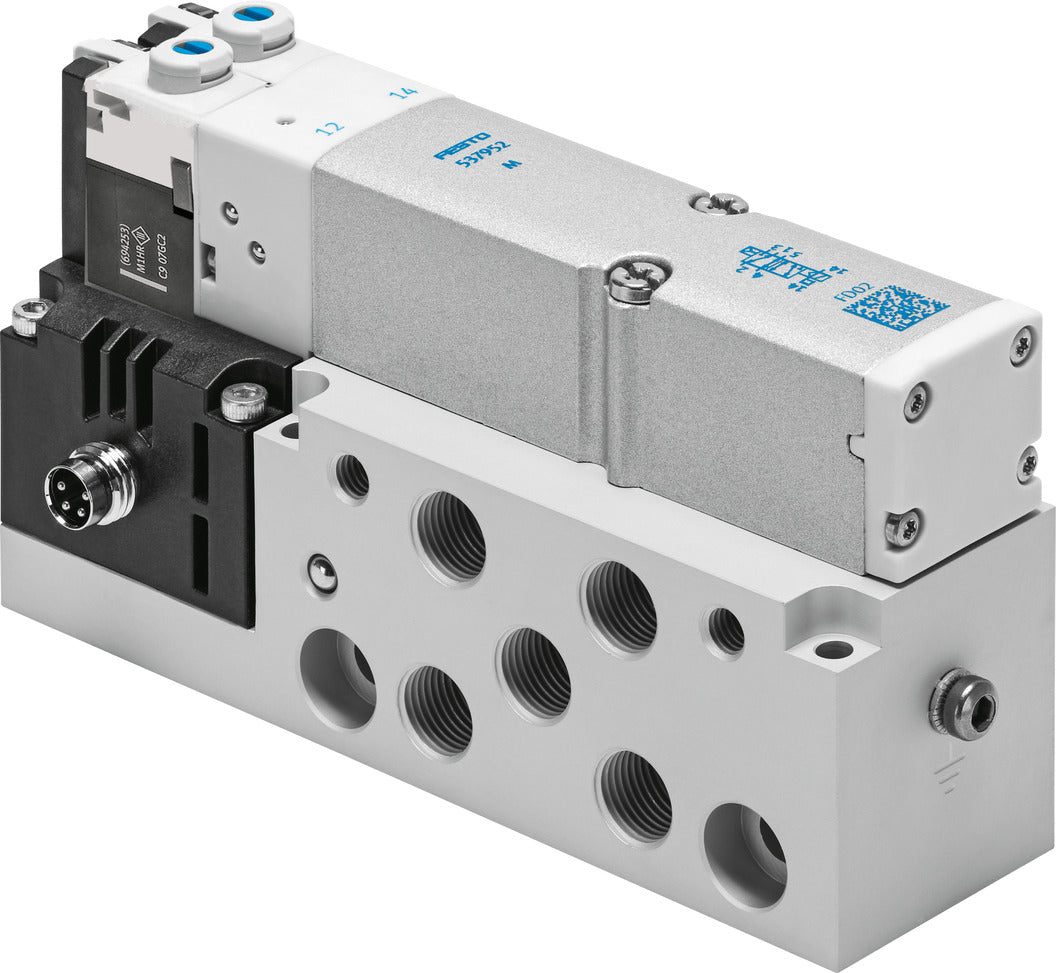 Festo 2x3/2 NO/NC Monostable Électrovanne À Air G1/8 550l/min - 537970