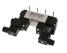 5/3 ISO 5599-1 Electrovanne centrale d'échappement 12V DC 2-10bar/28-140psi YPC