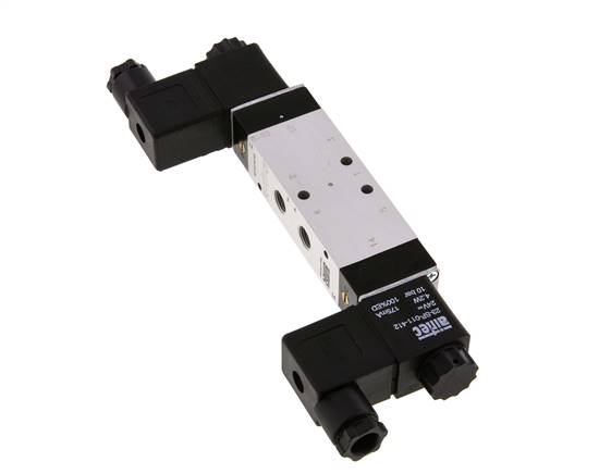 5/3 G1/8'' Electrovanne à centre fermé 115V AC 3-10bar/42-140psi Airtec