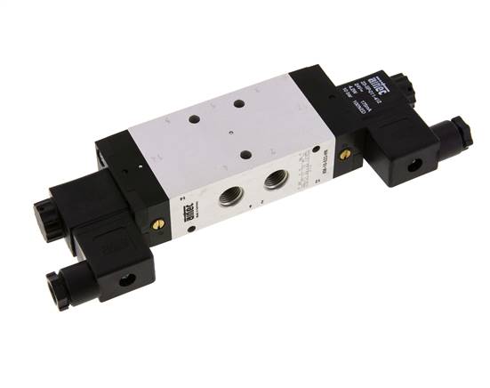electrovanne centrale d'échappement 5/3 G1/4'' 115V AC 3-10bar/42-140psi Airtec