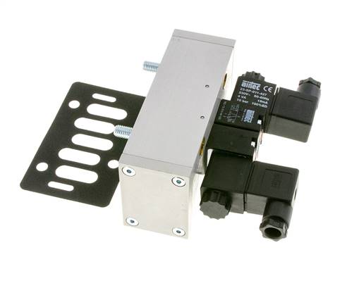 5/3 ISO 5599-3 Electrovanne à centre fermé 24V AC 3-10bar/42-140psi Airtec