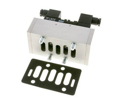 5/3 ISO 5599-3 Electrovanne à centre fermé 24V AC 3-10bar/42-140psi Airtec
