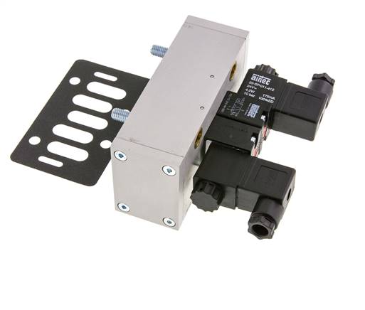 5/2 ISO 5599-3 Electrovanne bistable 12V DC 2-10bar/28-140psi Airtec