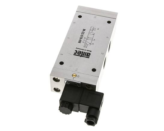 electrovanne 5/2 G1/2'' 12V DC 1-10bar/14-140psi Airtec