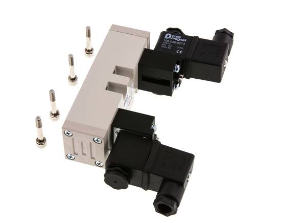 5/2 ISO 5599-1 Electrovanne bistable 12V DC 1.5-10bar/21.0-140psi YPC