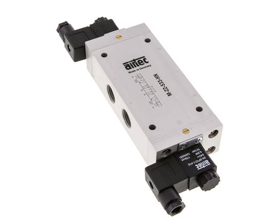 electrovanne centrale d'échappement 5/3 G1/2'' 24V DC 3-10bar/42-140psi Airtec