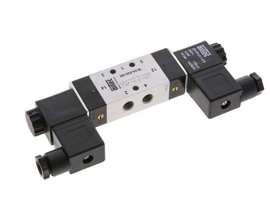 5/3 G1/8'' Electrovanne à centre fermé 230V AC 3-10bar/42-140psi Airtec