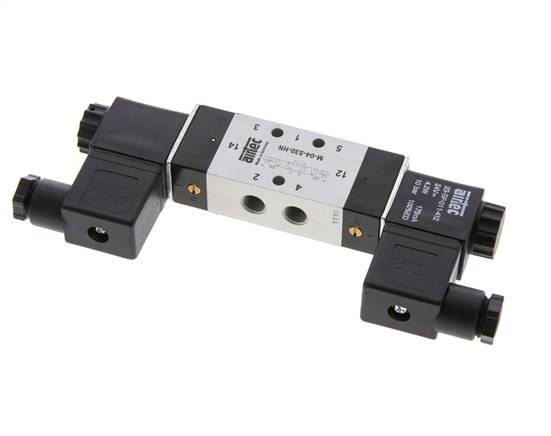 5/3 G1/8'' Electrovanne à centre fermé 230V AC 3-10bar/42-140psi Airtec