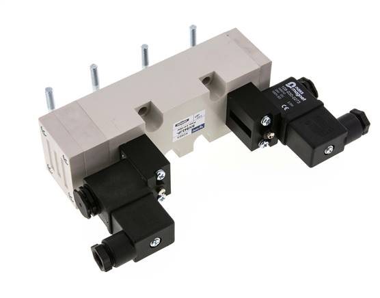 5/3 ISO 5599-2 Electrovanne de centre de pression 115V AC 2-10bar/28-140psi YPC