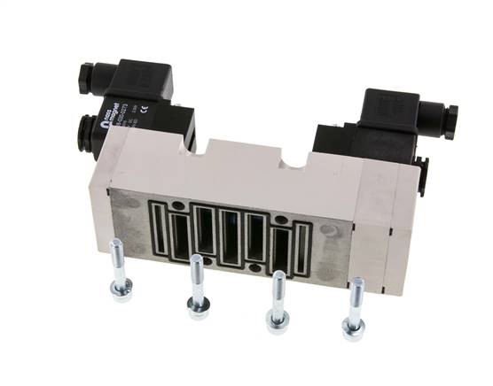 5/3 ISO 5599-2 Electrovanne de centre de pression 115V AC 2-10bar/28-140psi YPC