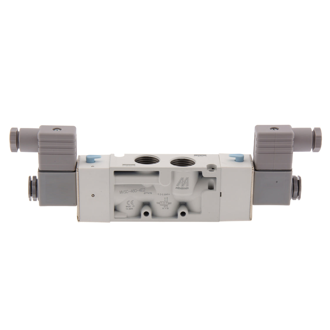 NPT 3/8'' 110V AC Electrovanne bi-stable à 5/2 voies 2-8bar MVSC