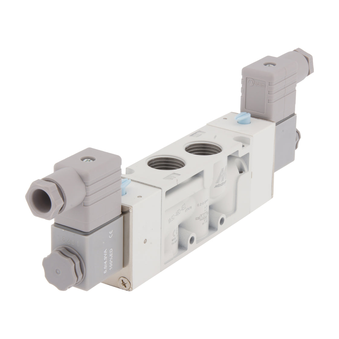 NPT 3/8'' 110V AC Electrovanne bi-stable à 5/2 voies 2-8bar MVSC