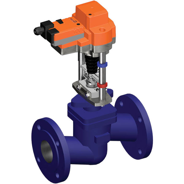Vanne à Globe Belimo 40mm Bride DN150 Kvs320 24VAC/DC 150s 2/3-points 2500N IP54 H6150S/EV24A-TPC