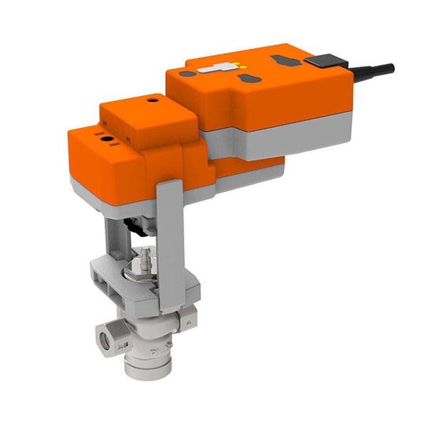 Vanne à Globe Belimo Rp3/4 Course de 10mm Kvs6.3 24VAC/DC Sûr en Cas de Défaillance 35s MP-Bus 0-10/2-10V 1000N IP54 H220S-K/NVKC24A-MP-TPC