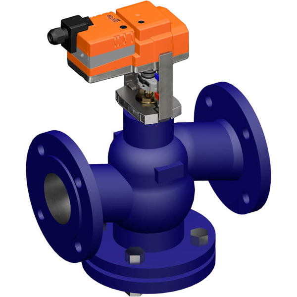 Belimo Vanne à Globe DN80 Bride 18mm Course Kvs90 24VAC/DC 150s BACnet/Modbus/MP-Bus 1500N IP54 H679N/SV24A-MOD