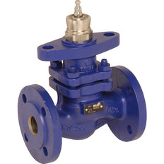 Vanne à Globe Belimo DN32 Bride 15mm Course Kvs16 24VAC/DC Sûr en Cas de Défaillance NC/NO 150s 0-10V 1000N IP54 H632S/NVK24A-SZ-TPC
