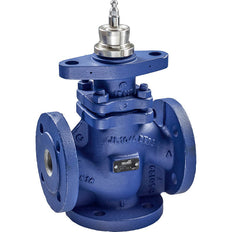 Belimo Vanne à Globe 3 Voies DN20 Bride 20mm Course Kvs6.3 24VAC/DC Sûr en Cas de Défaillance 150s BACnet 1000N IP54 H720S/NVK24A-MOD