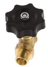 Vanne à pointeau en laiton G3/8'' mâle NBR 40 bar - NLB