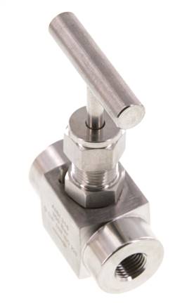 Vanne à aiguille G1/4'' en acier inoxydable PTFE 300 bar - NLS