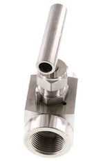 Vanne à pointeau G1'' en acier inoxydable PTFE 300 bar - NLS