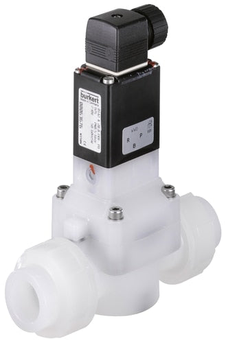 Electrovanne 20 mm Manchons soudés NC PVDF FKM 0.5-6bar/7-87psi 12VDC 0142 290028