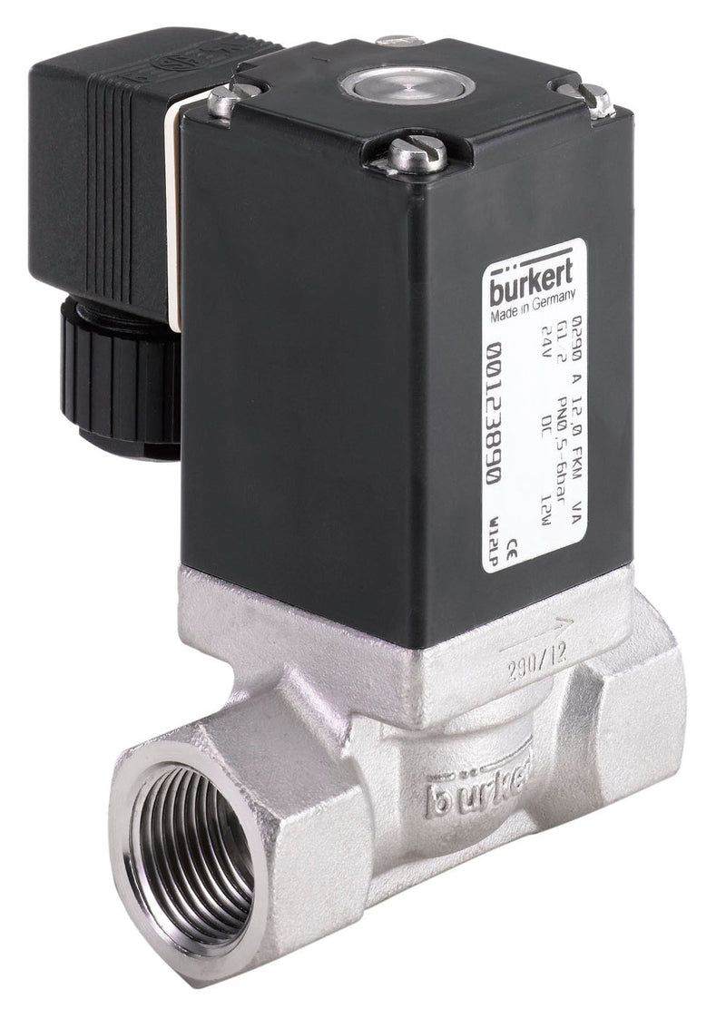 Électrovanne G3/4'' NC Acier Inoxydable EPDM 0-16bar/232psi 24VAC Vide 290 66460