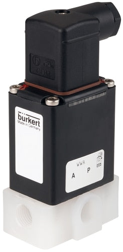 Electrovanne G1/4'' NC PVDF FKM 0-3bar/44psi 24VDC 0330 339823