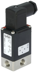 Électrovanne 3/2 voies G1/4'' Universelle Acier Inoxydable FKM -1-5bar/-15-73psi 24VDC Vide Oxygène Sans graisse/huile 0330 331796