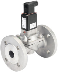 Électrovanne 40 Mm Bride NC Acier Inoxydable NBR 0.2-16Bar/3-232Psi 24VDC Anti Coup De Bélier 5282 355004