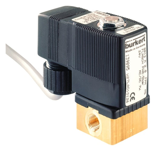 Electrovanne G1/4'' NC Laiton EPDM 0-8bar/116psi 24VDC 6013 317404