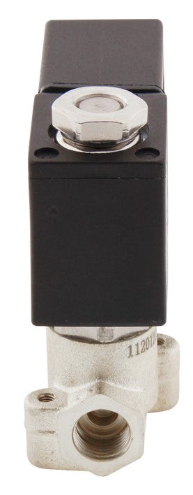 Electrovanne CM-DA 1/8'' NPT Acier inoxydable FKM 0-10bar 120V AC