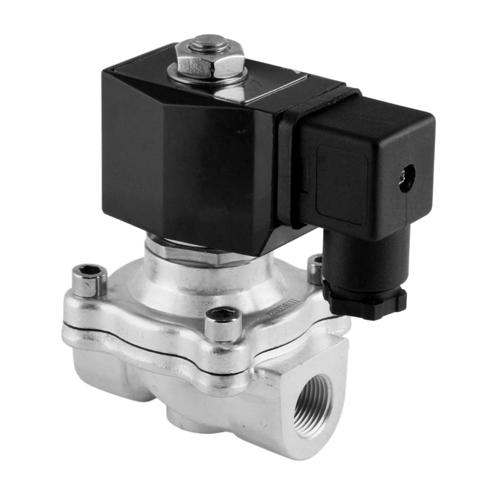 Electrovanne DF-SA 3/8'' Acier inoxydable FKM 0-10bar 380V AC