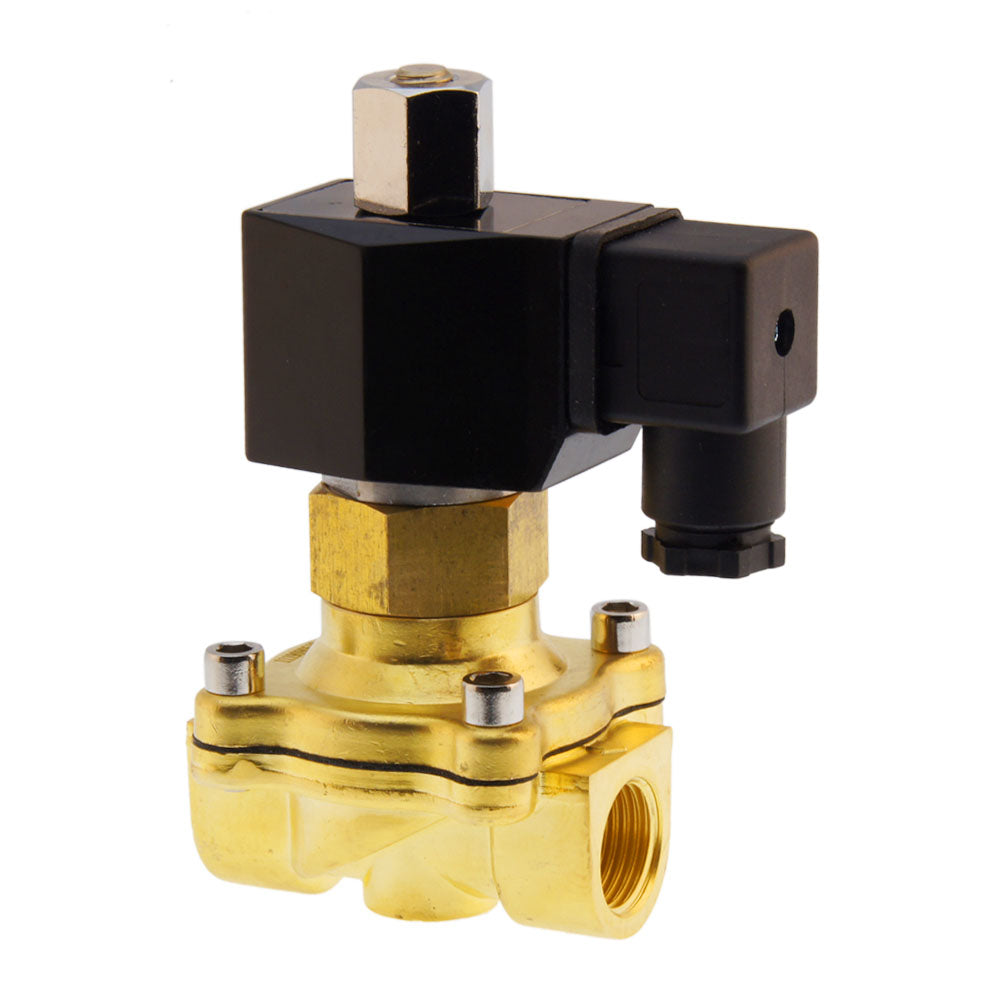 Electrovanne DF-SB 1/2'' NO laiton FKM 0-3bar 12V DC