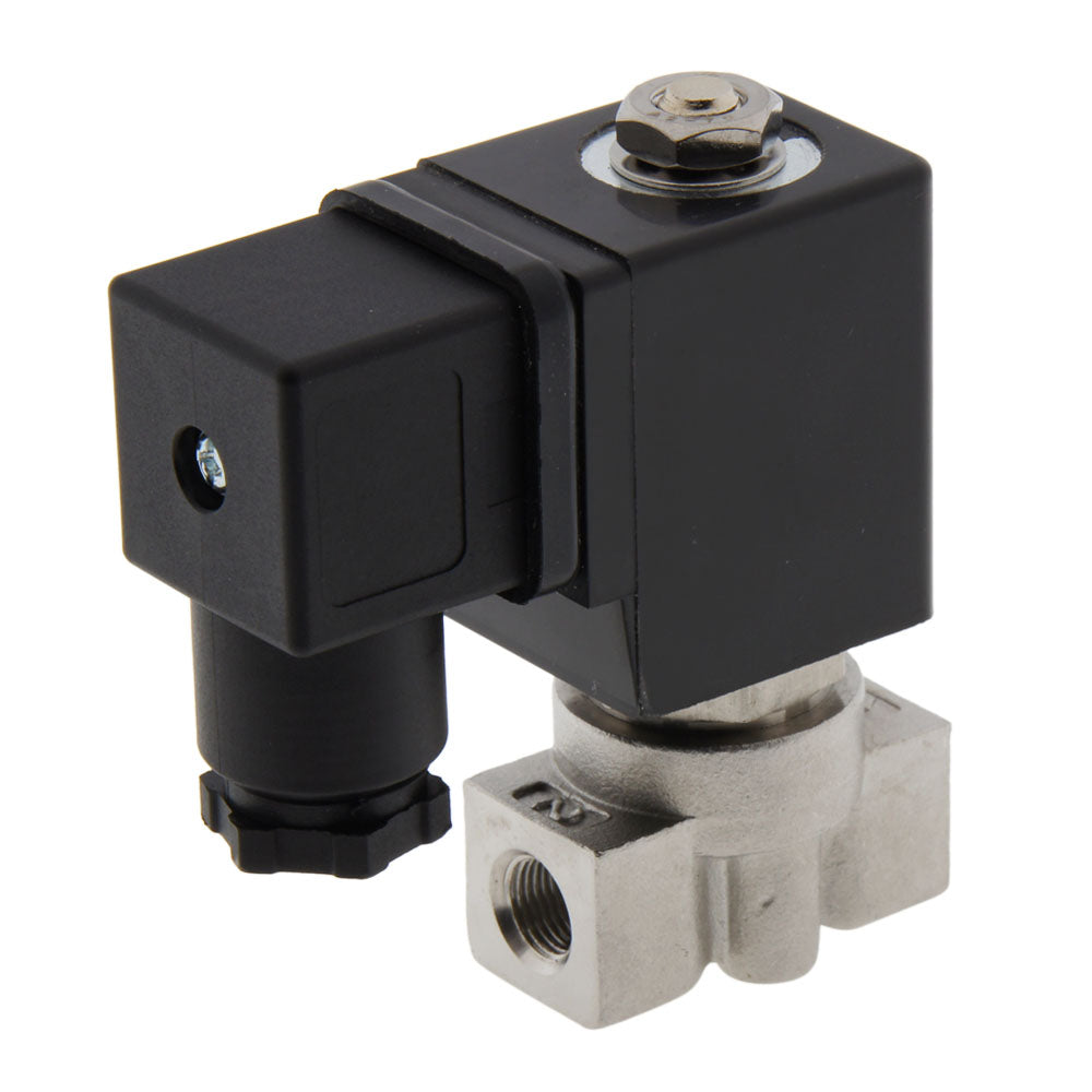 Electrovanne ST-DA 1/8'' acier inoxydable EPDM 0-13bar 120V AC
