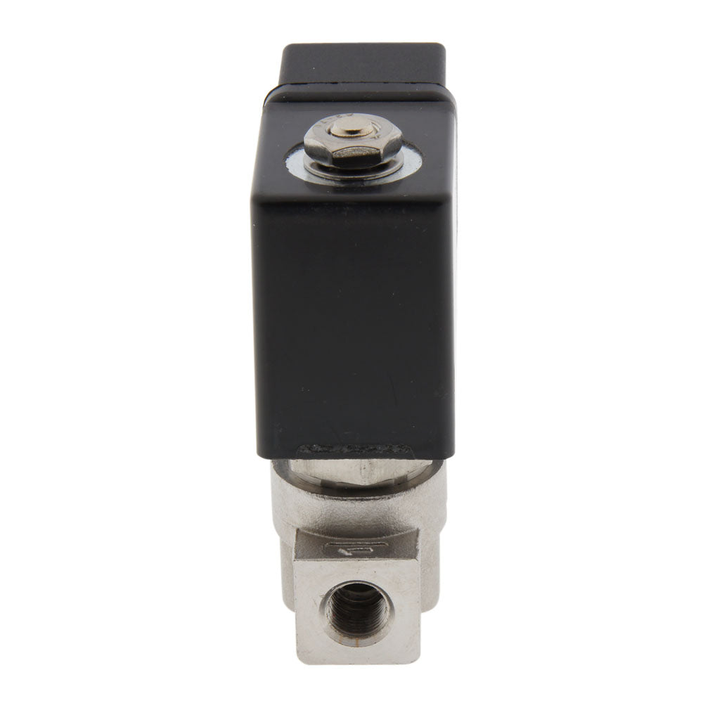 Electrovanne ST-DA 1/8'' acier inoxydable FKM 0-13bar 12V DC