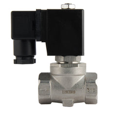 Electrovanne ST-SA 1/2'' acier inoxydable FKM 0-10bar 12V DC