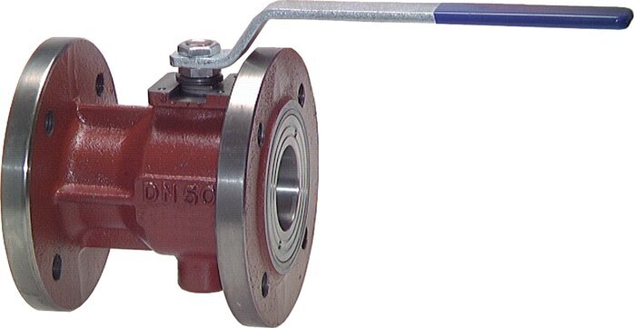 DN 100 PN 16 Cast Iron 2-Way Flanged Ball Valve