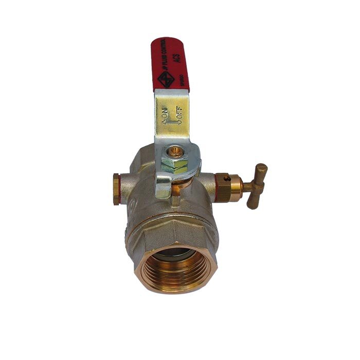 68 - G1/2'' 2-Way Ball Valve Full Bore F/F - Bleed Point