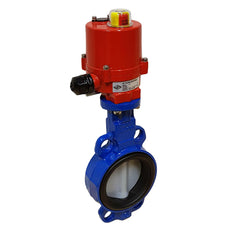 DN50 (2 inch) 24VDC Lug Electric Butterfly Valve GG25-Stainless Steel-EPDM - BFLL