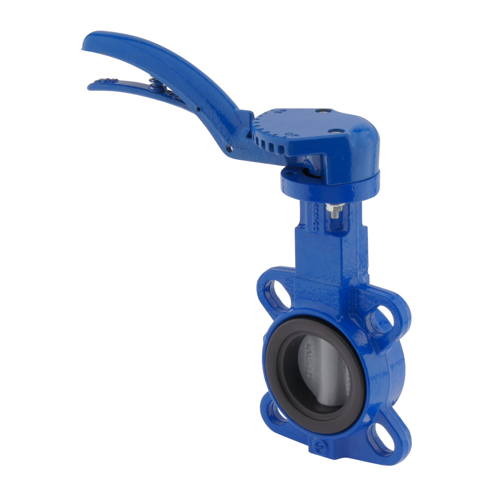 DN50 (2 inch) PN16 Wafer Butterfly Valve GG25-GGG40 polyamide-coated-NBR