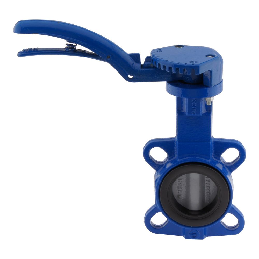 DN25 (1 inch) PN10 Wafer Butterfly Valve GG25-Stainless steel-NBR