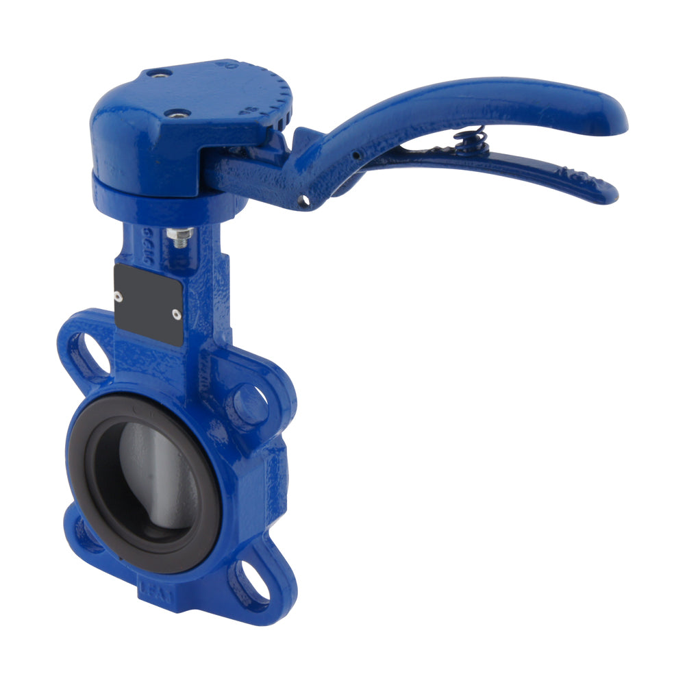 DN125 (5 inch) PN16 Wafer Butterfly Valve GGG40-GGG40 polyamide-coated-NBR