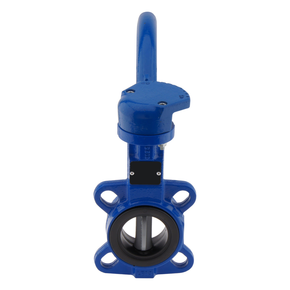 DN250 (10 inch) PN16 Wafer Butterfly Valve GGG40-GGG40 polyamide-coated-EPDM