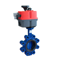 Electric Butterfly Valve DN200 24-240V AC/DC Fail-Safe Lug GGG40 EPDM Drinking water J+J