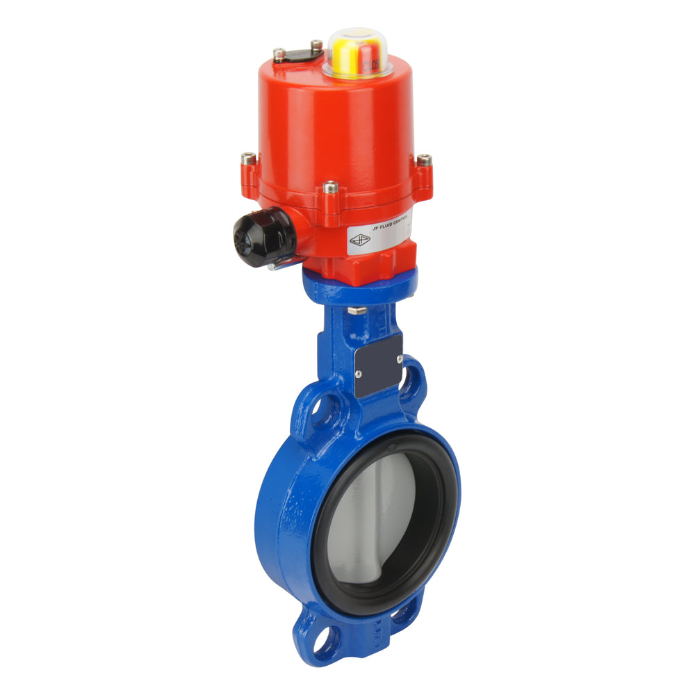 Vanne papillon electrique DN65 (2-1/2 pouces) 12VDC GG25-fonte-NBR - BFLW