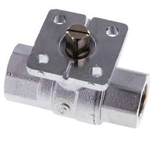 Vanne à bille en laiton Rp3/8'' 2 voies ISO-Top PN40 - BL2BA