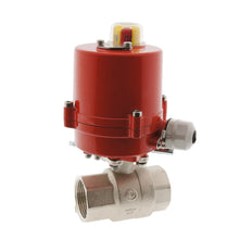 G1-1/4'' 12V AC 2-Way Brass Electrical Ball Valve - BL2BA